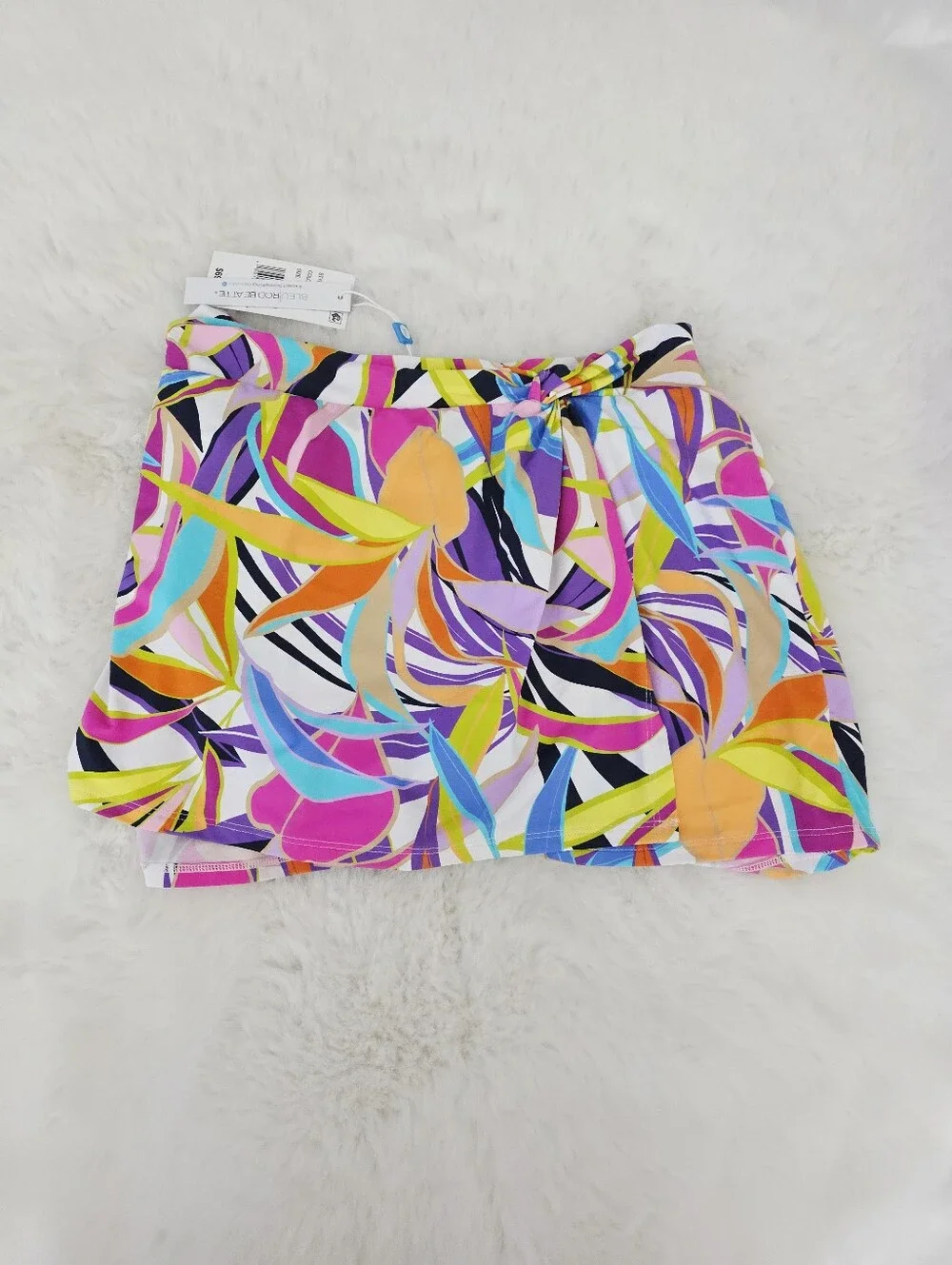 BLEU ROD BEATTIE🪼 Printed Swim Skirt Bottoms SIZE 12